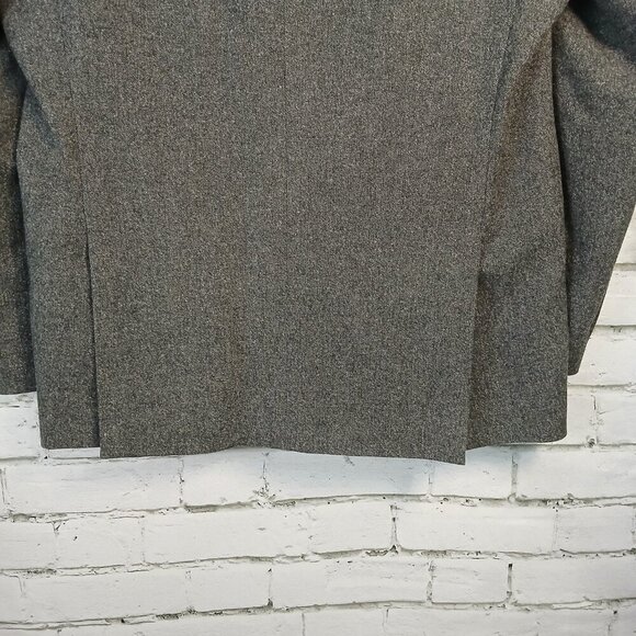 MENS JOS A BANK GRAY DRESS BLAZER, WOOL, SIZE 43R, TAILORED FIT, 43R - Picture 12 of 12